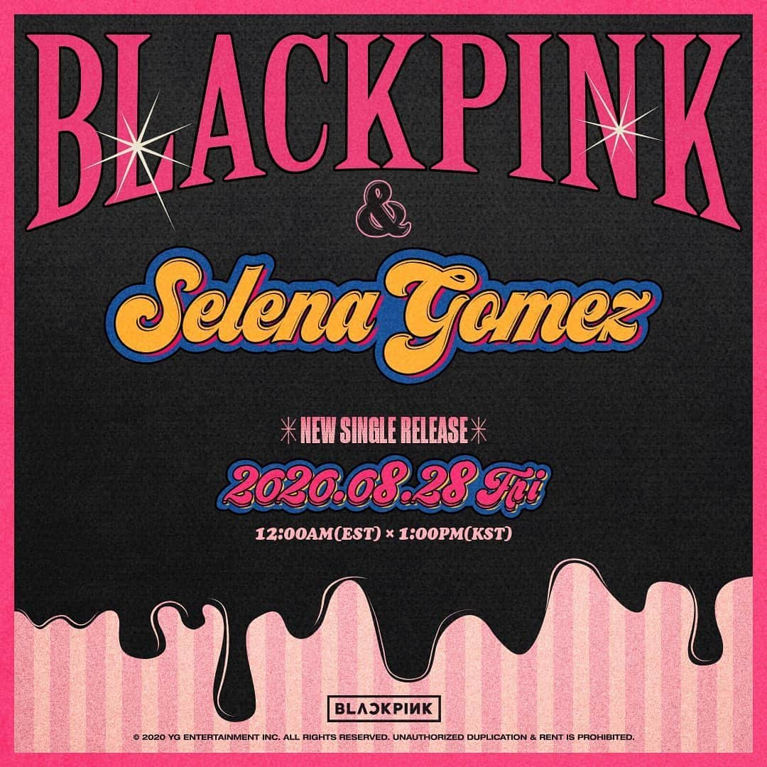 ジスさんのインスタグラム写真 - (ジスInstagram)「@blackpinkofficial @selenagomez ✨」8月12日 15時50分 - sooyaaa__