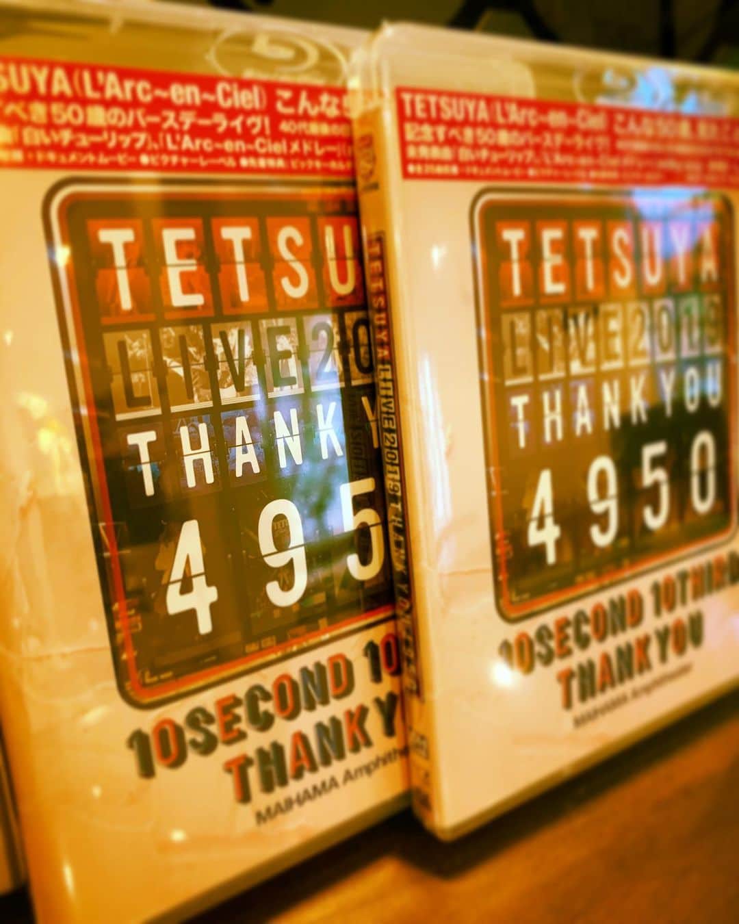 tetsuyaのインスタグラム：「出来ました！  #TETSUYA #LArcenCiel #thankyou4950  #Amphitheater」