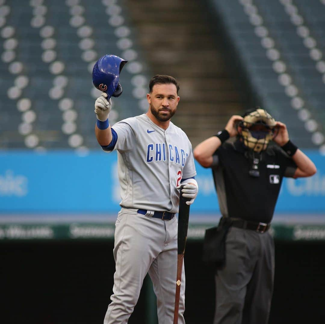 シカゴ・カブスさんのインスタグラム写真 - (シカゴ・カブスInstagram)「@jasonkipnis22 returns to Cleveland!」8月12日 9時23分 - cubs