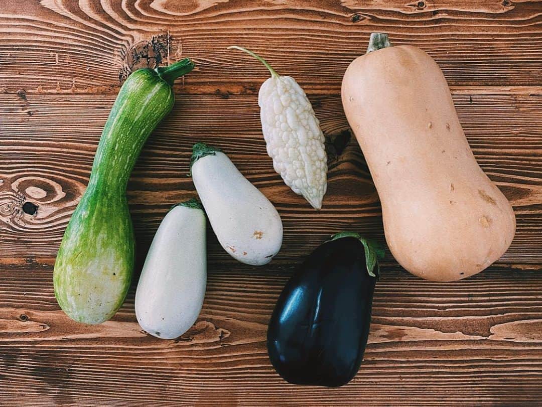 国枝洋子のインスタグラム：「朝市で買った新鮮な鎌倉野菜🌿  料理が楽しくなるな〜♡  #鎌倉野菜 #レシピ #料理  #おうちごはん」