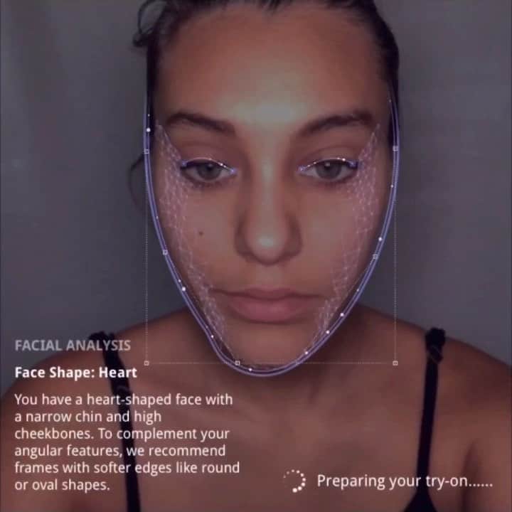 のインスタグラム：「Our Virtual Try On is now live! Get access to over 1,800 virtual glasses true to size. No app download is required, you can access it from any device 👓  Get also an instant facial analysis with frame recommendations based on your face shape. Give virtual try on for a spin with an online mirror while you shop. 🔗 jins.com/us/virtual-try-on」