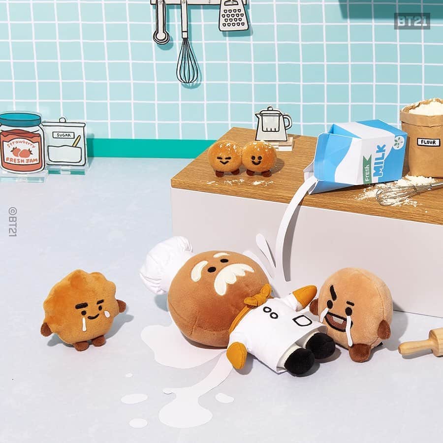 BT21 Stars of tomorrow, UNIVERSTAR!さんのインスタグラム写真 - (BT21 Stars of tomorrow, UNIVERSTAR!Instagram)「. BT21 UNIVERSE DOLL SERIES SHOOKY EDITION✨ ⠀ Bakery Tiny Sweet is filled with freshly baked aroma. 🍞 ⠀ Help SHOOKY & co on their way to find a good baker right NOW at LINE FRIENDS stores! ⠀ [Korea] Shop now 👉Link in bio ⠀ [Amazon UK] Shop now 👉Link in bio ⠀ [Global] Coming Soon 👉Link in bio ⠀ #BT21_UNIVERSE #DOLL_SERIES #SHOOKY_EDITION #SHOOKY #MUSTASHU #CRUNCHYSQUAD #BT21」8月12日 11時03分 - bt21_official