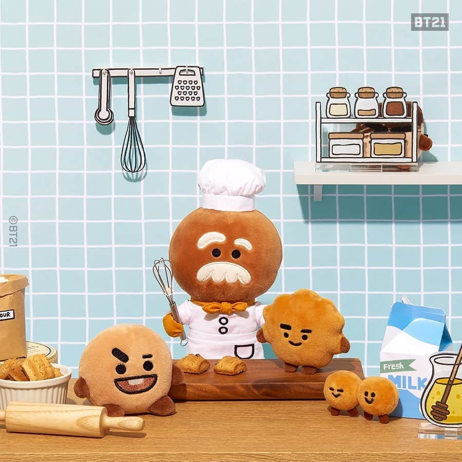 BT21 Stars of tomorrow, UNIVERSTAR!さんのインスタグラム写真 - (BT21 Stars of tomorrow, UNIVERSTAR!Instagram)「. BT21 UNIVERSE DOLL SERIES SHOOKY EDITION✨ ⠀ Bakery Tiny Sweet is filled with freshly baked aroma. 🍞 ⠀ Help SHOOKY & co on their way to find a good baker right NOW at LINE FRIENDS stores! ⠀ [Korea] Shop now 👉Link in bio ⠀ [Amazon UK] Shop now 👉Link in bio ⠀ [Global] Coming Soon 👉Link in bio ⠀ #BT21_UNIVERSE #DOLL_SERIES #SHOOKY_EDITION #SHOOKY #MUSTASHU #CRUNCHYSQUAD #BT21」8月12日 11時03分 - bt21_official