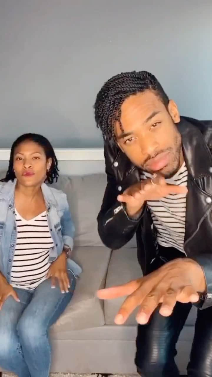 タイタス・マキン・ジュニアのインスタグラム：「Makin twins at it again 👯 #Reels #iGuess #Siblings @natashamakin click bottom left reels logo to see full video 😝」