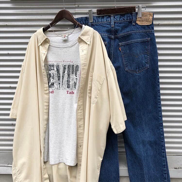 のインスタグラム：「ㅤㅤㅤㅤㅤㅤ ㅤㅤㅤㅤㅤㅤㅤ  men's coordinate ㅤㅤㅤㅤㅤㅤㅤ ㅤㅤㅤㅤㅤㅤㅤㅤㅤㅤㅤㅤㅤ #古着 #古着屋 #下北沢古着屋 #下北沢古着  #tokyo #shimokitazawa #shimokitazawavintageshop」