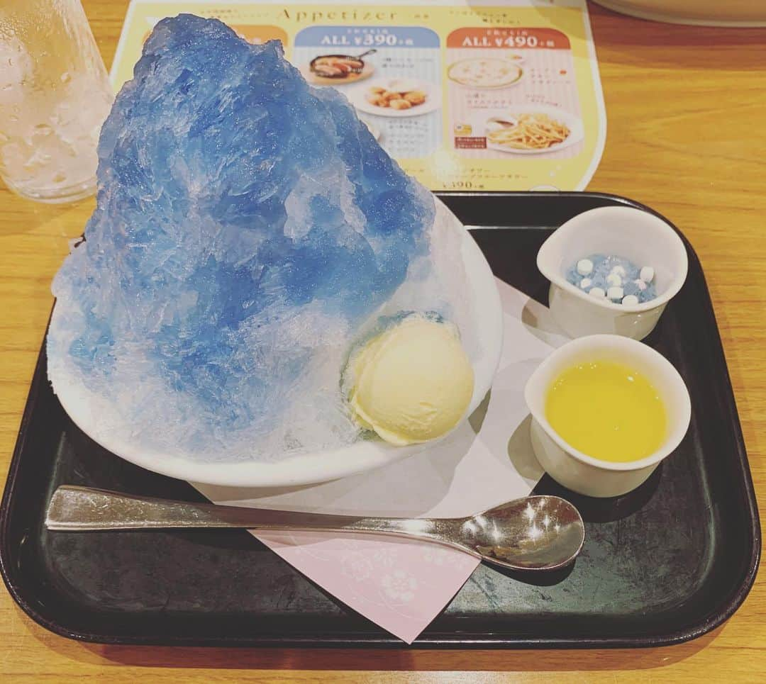 氷儚かののインスタグラム：「かき氷😋」