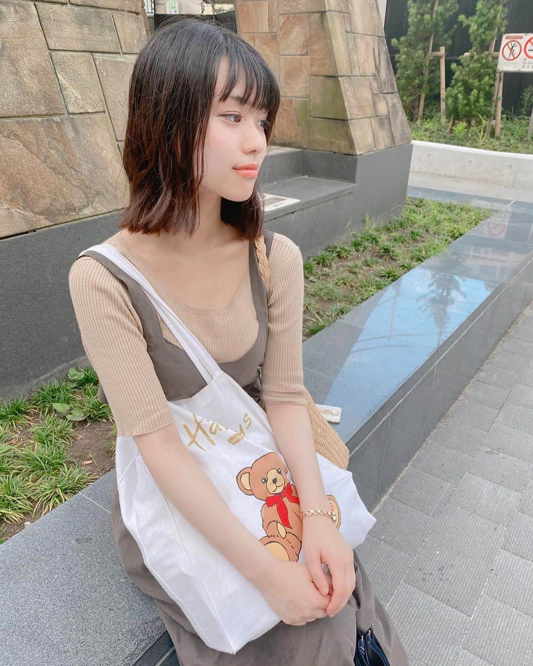 多田成美のインスタグラム：「お出かけ🧸 他にも写真あるのでまた載せます！❤︎  （写真を撮る時だけマスクを外しました！）」