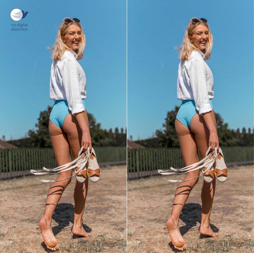 Zanna Van Dijkさんのインスタグラム写真 - (Zanna Van DijkInstagram)「AD Which image would you rather see in the media? The unedited one on left or the distorted image on the right? It took me less than a minute to make some pretty huge changes: ➡️ Cellulite = gone ✅ ➡️ Butt = fuller ✅ ➡️ Stretch marks = disappeared ✅ And that was done by me, a novice using a free app on my phone. It’s scary how easy it is. Now imagine what can be done by skilled photoshop pros who work for huge global brands. It’s no wonder beauty standards are becoming so distorted 😫 That is why I am so proud to continue partnering with @dove and supporting their #NoDigitalDistortion campaign. They have pledged to portray women as they actually are in their advertising, using no digital alteration or manipulation 🙌🏼 This is an incredible initiative and a huge positive step for a global brand, I hope others follow their lead ❤️ #dovepartner #photoshop #facetune #photoediting #bodyacceptance」8月12日 17時46分 - zannavandijk