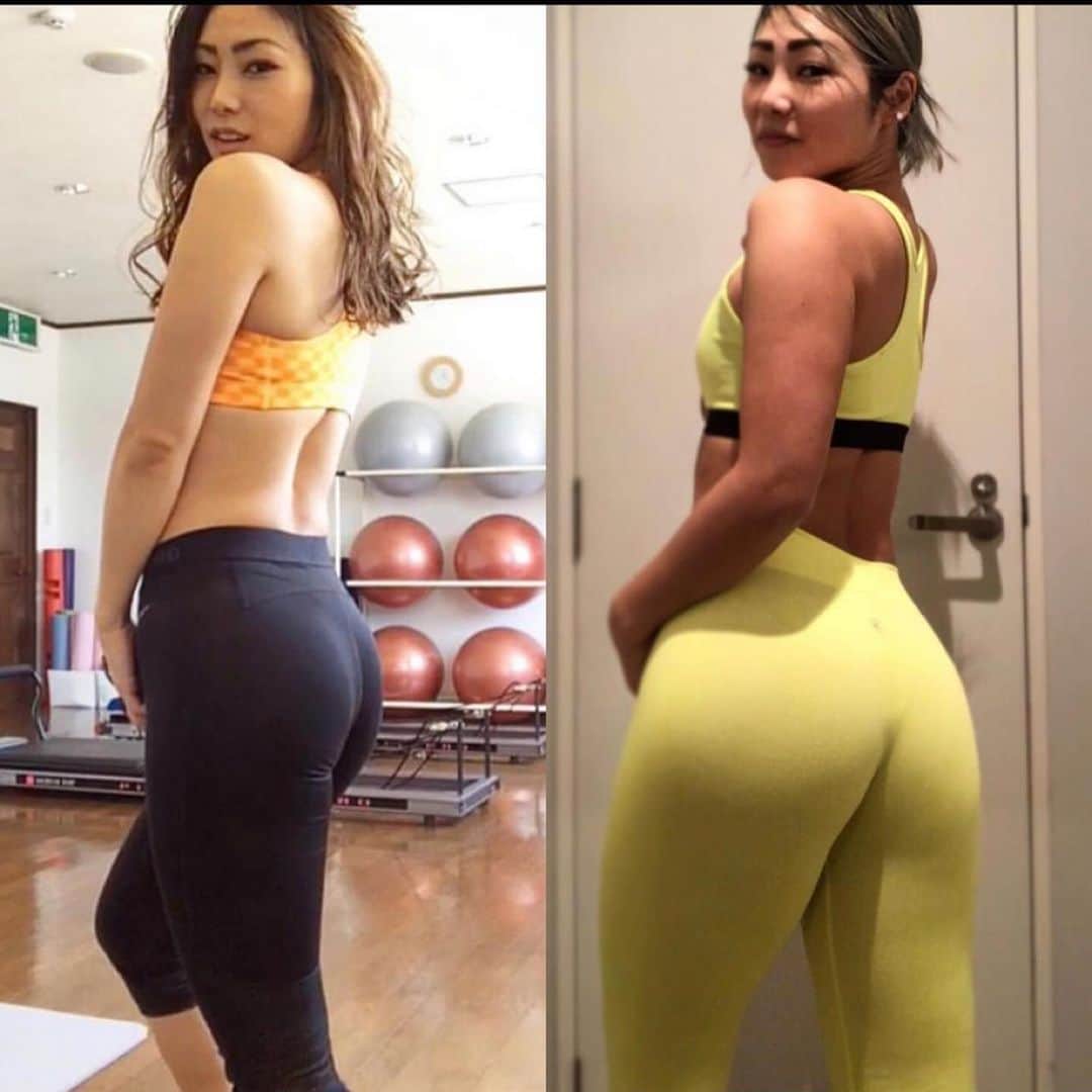 Beauty Of Pilates by Asamiさんのインスタグラム写真 - (Beauty Of Pilates by AsamiInstagram)「#比較写真でお届けします   1枚目: 2010 vs. 2020 🏄🏼‍♀️🏄🏽‍♀️  2枚目: 2011 vs. 2020 🍹  3枚目: 2011, 2013, vs. 2020 🧜🏼‍♀️  4枚目: 2014 vs. 2019🤳🏼  5枚目: 2017 vs. 2019🐠  6枚目: 2014 vs. 2019👀  7枚目: 2018 vs. 2019⭐️  8枚目: 2010 vs. 2018 👙  9枚目: 2017 vs. 2019 🍋  10枚目: 2017 vs. 2020🍑  1番変わったのは、お尻です。私のインスタを昔からフォローしてくれていて、私と同じようなことをやっていると、きっとお尻が1番変化してると思います!!一時期はお尻のトレーニングしかしていない時もあったくらい。。。  ある時は激太りしたり、ある時は筋肉痛落ちて痩せて見えたり、ある時はいい感じに引き締まっていたり。。。  要するに、『やれば変わる』ということです！私はもともとアスリートだったというだけで、引退後には巨大化しましたし、私ができることは誰にでもできますよ！私は特別な人でもなんでもないです！😊現に、オンラインレッスンを受けてくれている方々がすでに素晴らしい結果を残してきてくれています✨👏🏼うれしい限りです🥺✨✨💓  オンラインレッスントライアル予約の際にクーポンコード　『ASAMI20200701』を入れていただくと通常¥3,300が半額になります⭐️  その他ご質問等ございましたらお気軽にお問い合わせ下さい😊🙇🏻‍♀️❤️  #お家トレーニング #筋トレ女子 #筋トレ男子　#ワークアウトコミュニティjp #自分のペース　#他人と比べない#ラグリーフィットネスbyasami #ラグリーフィットネス #日本人初ラグリーインストラクター #ぽっこりお腹解消 #ダイエット　#腹筋#お尻の変化 #staystrongphysicallyandmentally #workoutcommunityjp #summerbodyinprogress #arms #tricepsworkout #beyourownmotivation #hometraining #transformation」8月12日 18時19分 - lagreepink