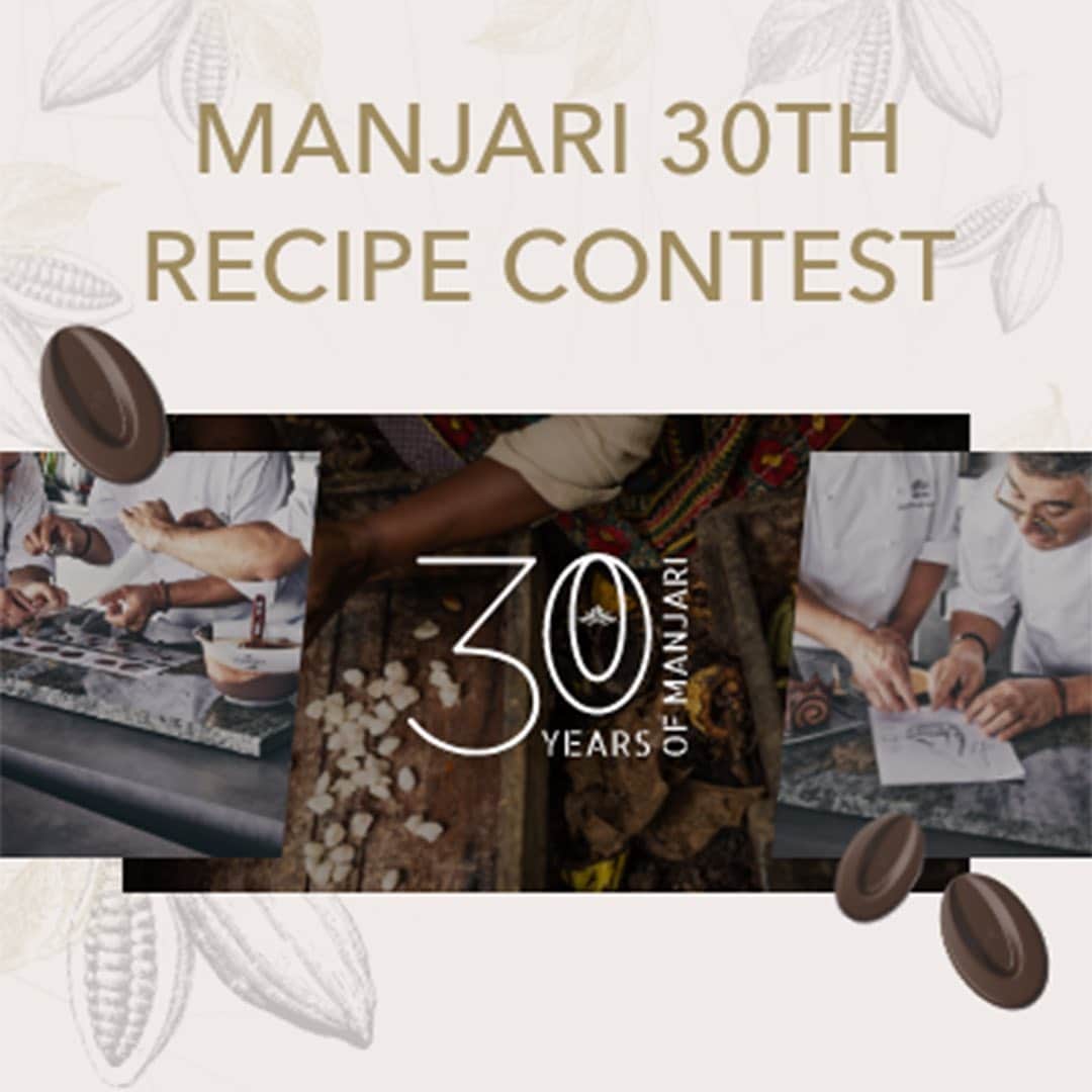 ショコラ de イースター by Valrhonaのインスタグラム：「ヴァローナ 「マンジャリ30周年 レシピ・コンテスト」開催！ . マダガスカル産カカオを使用したブラック・チョコレート「マンジャリ」が2020年に発売30周年を迎えたことを記念し、プロフェッショナル向けの「レシピ・コンテスト」を行います。  応募期間 ：　2020年9月1日（火）～9月30日（水）  詳しくはヴァローナ公式ホームページをご覧ください。www.valrhona.co.jp . . ヴァローナは、マダガスカルで出会ったカカオの類まれなる深い味わいに衝撃を受け、1986年に「ミロ農園」とパートナーシップを結び、4年後の1990年、ヴァローナはそのカカオを使ったシングルオリジンチョコレート「マンジャリ」を世に送り出しました。この「マンジャリ」から、それぞれの土地のテロワールを表現するヴァローナの産地限定カカオを使用したシングルオリジンシリーズ「グラン・クリュ・テロワール」が始まりました。「マンジャリ」は、その華やかな酸味がチョコレートの概念を変えたと言われており、マダガスカル産カカオの素晴らしい品質を世に広め、今や、ヴァローナを代表する製品のひとつとなっています。  この「マンジャリ」の特徴を十分に活かしたアントルメのレシピと写真をお送りいただき、最も独創的で味わい深いアントルメを作成した優勝者を、海外視察にご招待いたします。   ＜スケジュール＞  応募期間 ：　2020年9月1日（火）～9月30日（水）  第一次審査結果発表（上位10名選出）：　2020年10月15日(木)  試食サンプル到着期限（第一次審査通過者対象）：　2020年10月22日(木)  最終結果発表：　2020年10月29日(木)  . . #マンジャリレシピコンテスト #manjarirecipecontest #マンジャ30周年 #マンジャリ #ヴァローナマンジャリ #マンジャリ64 #manjari30th #valrhonamanjari #manjari64 #ヴァローナ #エコールヴァローナ東京 #パティシエ #パティスリー #チョコレート #ショコラ #ショコラティエ #カカオ #チョコレートケーキ#Valrhona #ecolevalrhona #ecolevalrhonatokyo #chocolatier #chef #pastrychef #patissier #patisty #chocolate #cacao」