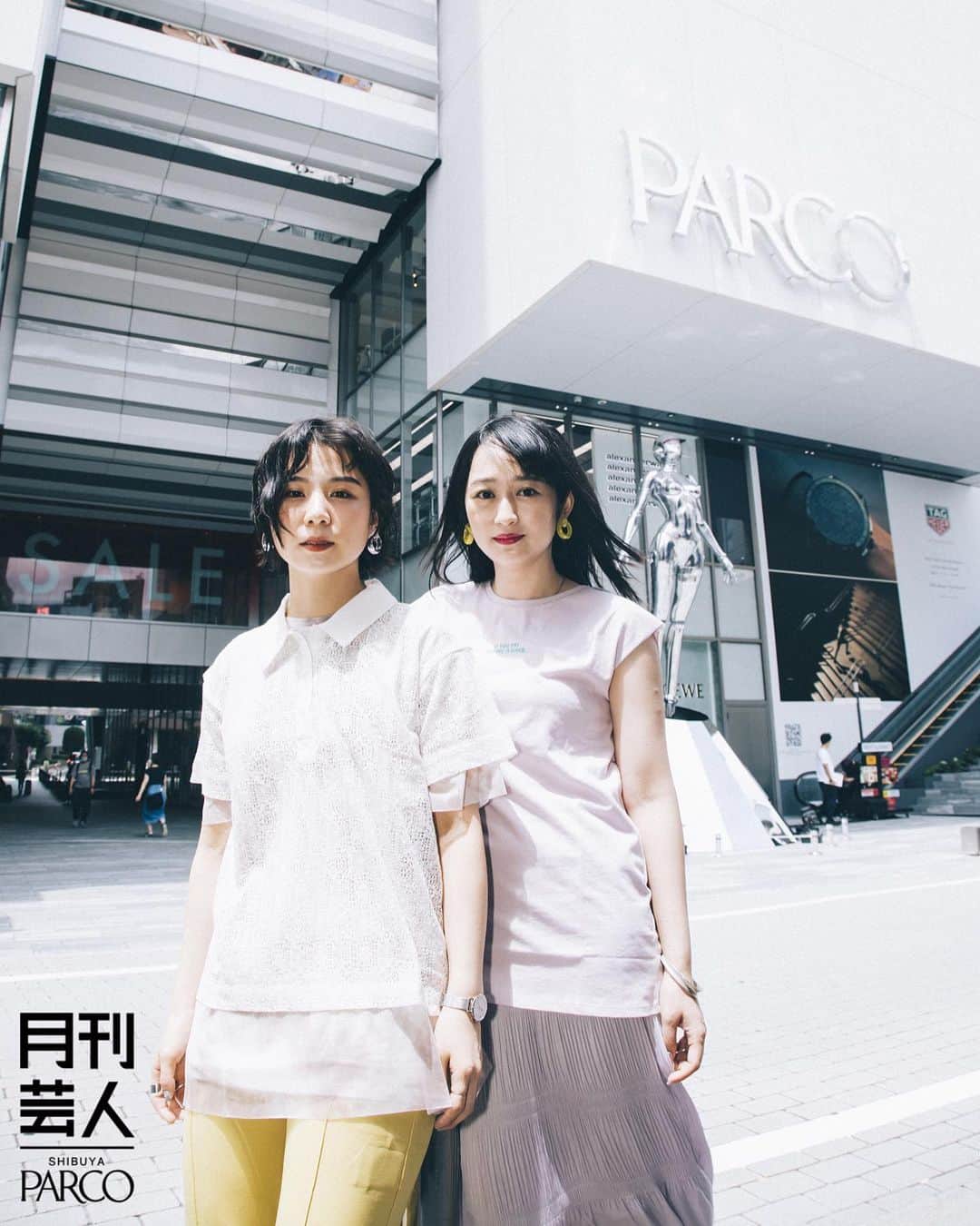 小川暖奈のインスタグラム：「渋谷PARCOとヨシモト∞ホールによるコラボイベント『PARCO de YOSHIMOTO』の様子が月刊芸人のnoteでご覧いただけます！  み、て、ね！🧚🏻‍♀️」