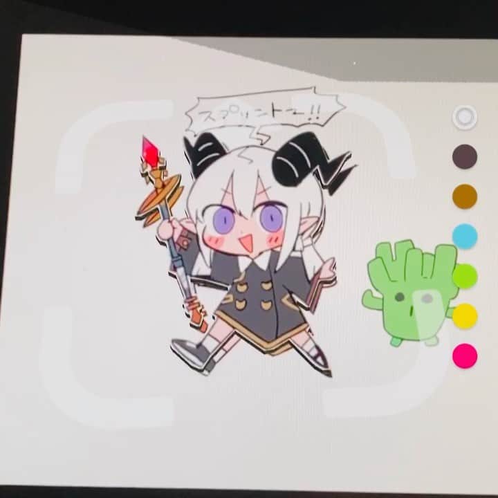 のインスタグラム：「#らくがきar」