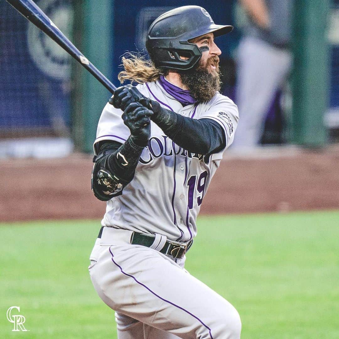 コロラド・ロッキーズさんのインスタグラム写真 - (コロラド・ロッキーズInstagram)「Charlie Blackmon is hitting *checks notes* *gasps* .500 after 17 games!?!?!? 🤯」8月12日 23時16分 - rockies