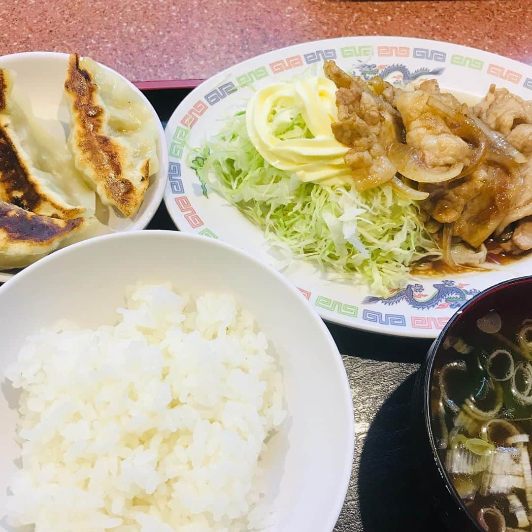 Q太郎さんのインスタグラム写真 - (Q太郎Instagram)「#さいたま市#浦和区#elan#エラン#仕事前に#食事#中華#町中華#生姜焼き定食」8月12日 23時48分 - qtaro.jun