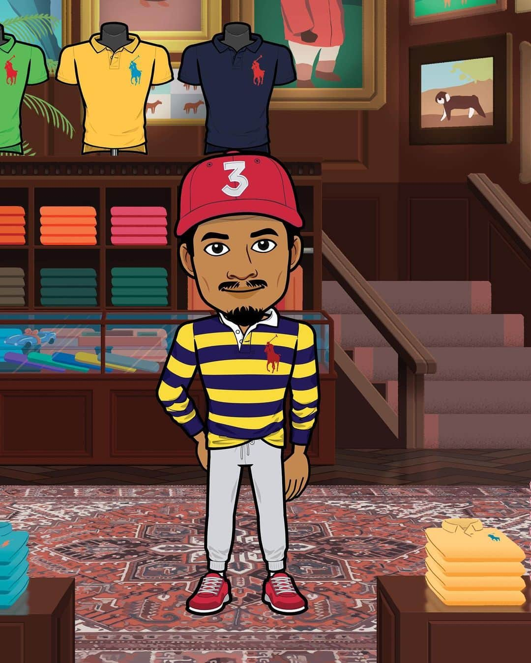 Polo Ralph Laurenさんのインスタグラム写真 - (Polo Ralph LaurenInstagram)「Coming Soon: Ralph Lauren x Chance the Rapper.   Stay tuned for more details about our special partnership with @ChanceTheRapper as we celebrate the launch of the first-ever @RalphLauren Wardrobe for Bitmoji.  #PoloRalphLauren #RLBitmoji #RLBitmojiLooks #TwinningWithRL」8月13日 0時01分 - poloralphlauren