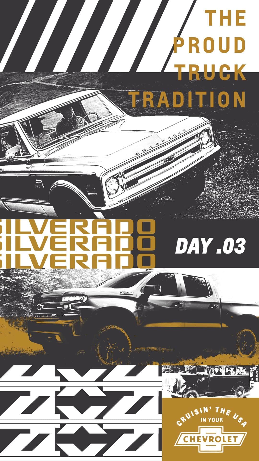 シボレーのインスタグラム：「We’ve built some of the most dependable, longest-lasting trucks the world has ever known. See how they’ve evolved through the years with input from our fans. #ChevyLove」