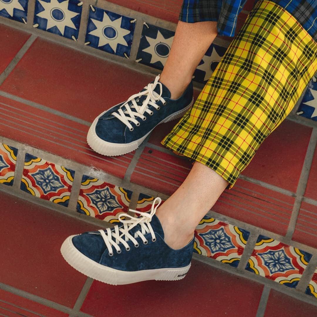 シービーズのインスタグラム：「Wrapped in vibrant suedes and zebra print, our new Darby Sneaker brings retro attitude to a modern silhouette. We’re in love 😍」