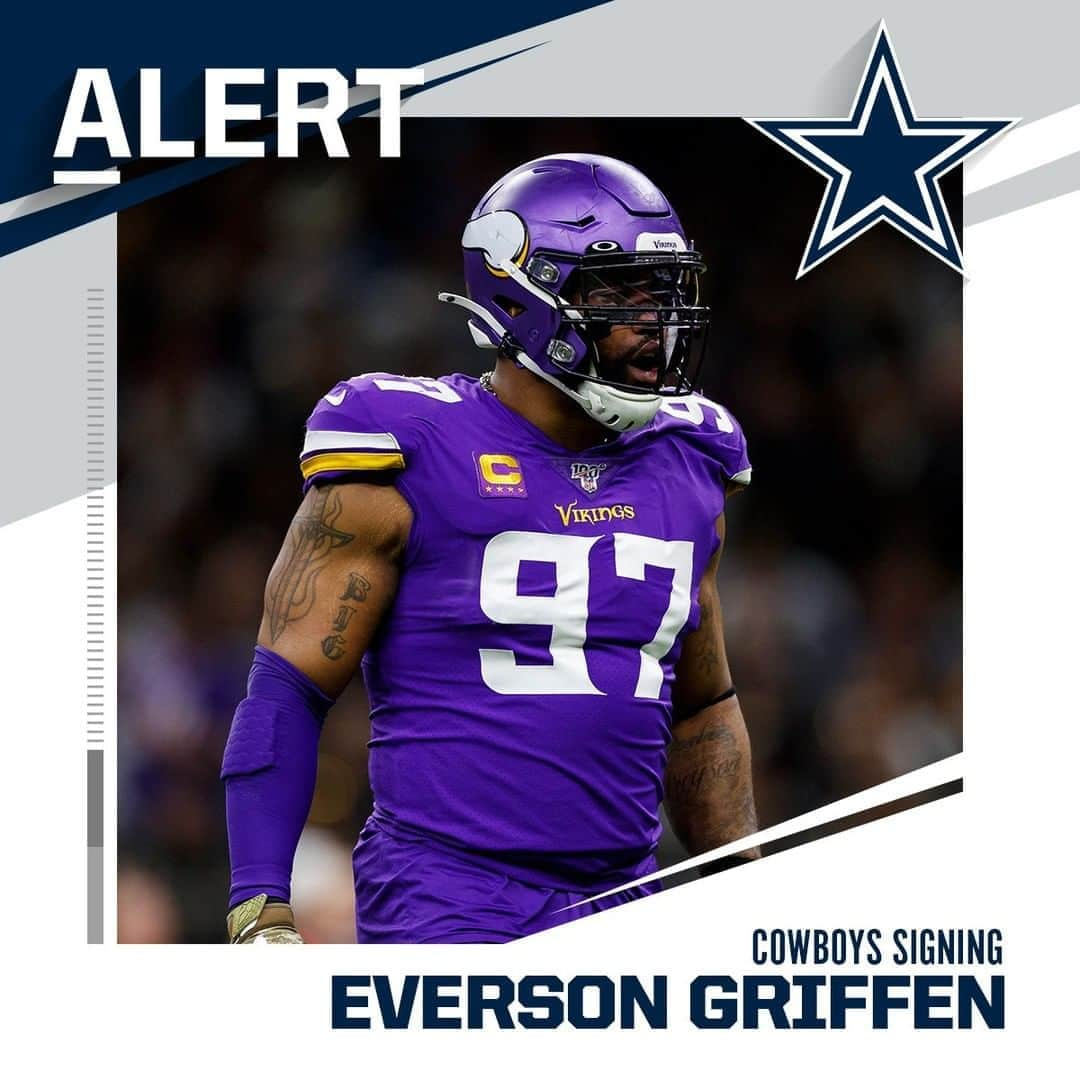 NFLさんのインスタグラム写真 - (NFLInstagram)「Cowboys signing DE Everson Griffen. (via @rapsheet + @tompelissero + @janeashleyslater) - 📷: @rkangphoto/NFL」8月13日 10時08分 - nfl