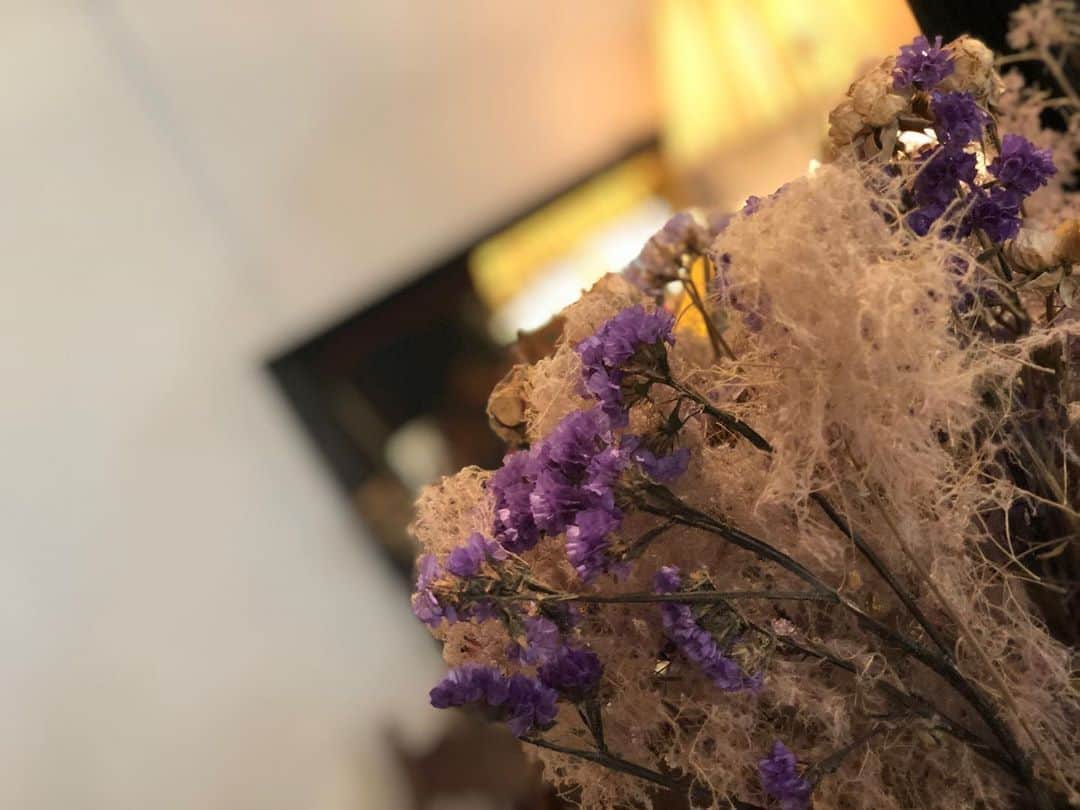 のインスタグラム：「💜💛🤍 カメラマンあおい✌️  #dryflower #beauty #cosme #代官山　#gothand  #美容室 #flowers  #camera #flowerstagram  #picture #new #series」