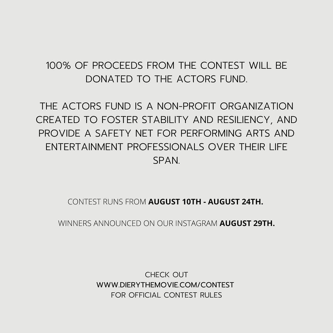 ブレンダン・ロビンソンさんのインスタグラム写真 - (ブレンダン・ロビンソンInstagram)「ATTENTION ALL ACTORS & ASPIRING ACTORS!!! My new movie, #DieRyMovie, is coming out on August 25th!  AND, to celebrate the release, the producers of the film, @mailertuchmanmedia, are launching a MONOLOGUE CONTEST to find new talent!!  The monologue contest will run from August 10th to the 24th. Aspiring actors pre-order the movie, submit their form on the DieRy website www.dierythemovie.com/contest , receive three monologues from the movie to choose from, then do a self-tape performing the monologue and post it to their Instagram with the tags #DieRyMonologueChallenge, @mailertuchmanmedia, and @theactorsfund.   10 winners will be selected to have a one-on-one coaching session with the director of DieRy, Jennifer Gelfer, and from there will be considered to become a member of the MTM Acting Troupe, receiving premium casting consideration for our upcoming projects.   100% of sales from the contest will be donated to The Actors Fund for their Covid 19 economic relief initiative.   SWIPE RIGHT to view all of the contest rules, OR go to the LINK IN MY BIO!  Good luck!!  #actor #audition #opportunity #contest #monologue #casting」8月13日 2時43分 - brendanrobinson