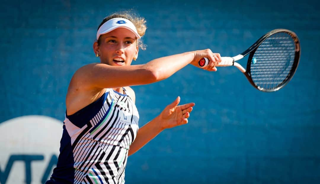 エリーゼ・メルテンスさんのインスタグラム写真 - (エリーゼ・メルテンスInstagram)「Happy to be back on court 🤗 #quarterfinal」8月13日 2時56分 - mertenselise