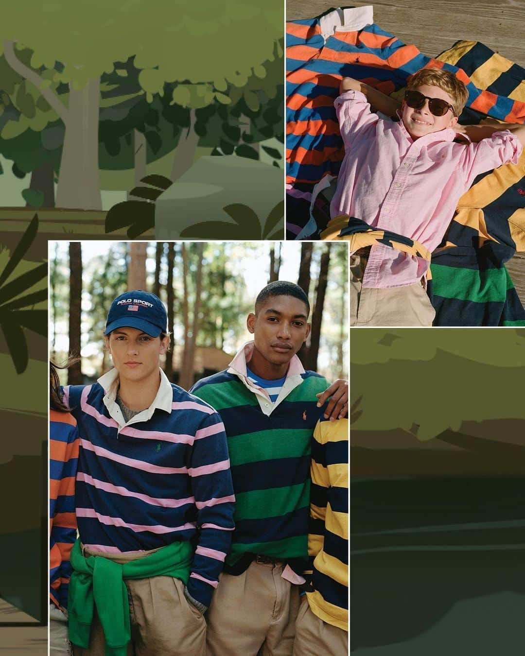 Polo Ralph Laurenさんのインスタグラム写真 - (Polo Ralph LaurenInstagram)「An American classic reimagined.  Defined by distinctive stripes, The Iconic Rugby Shirt captures the charm and heritage of the rugged sport.  Tap to twin with your Bitmoji. Discover more of the iconic looks from the @RalphLauren x Bitmoji Collection via the link in bio.  #PoloRalphLauren #RLBitmoji #RLBitmojiLooks #TwinningWithRL」8月13日 4時09分 - poloralphlauren