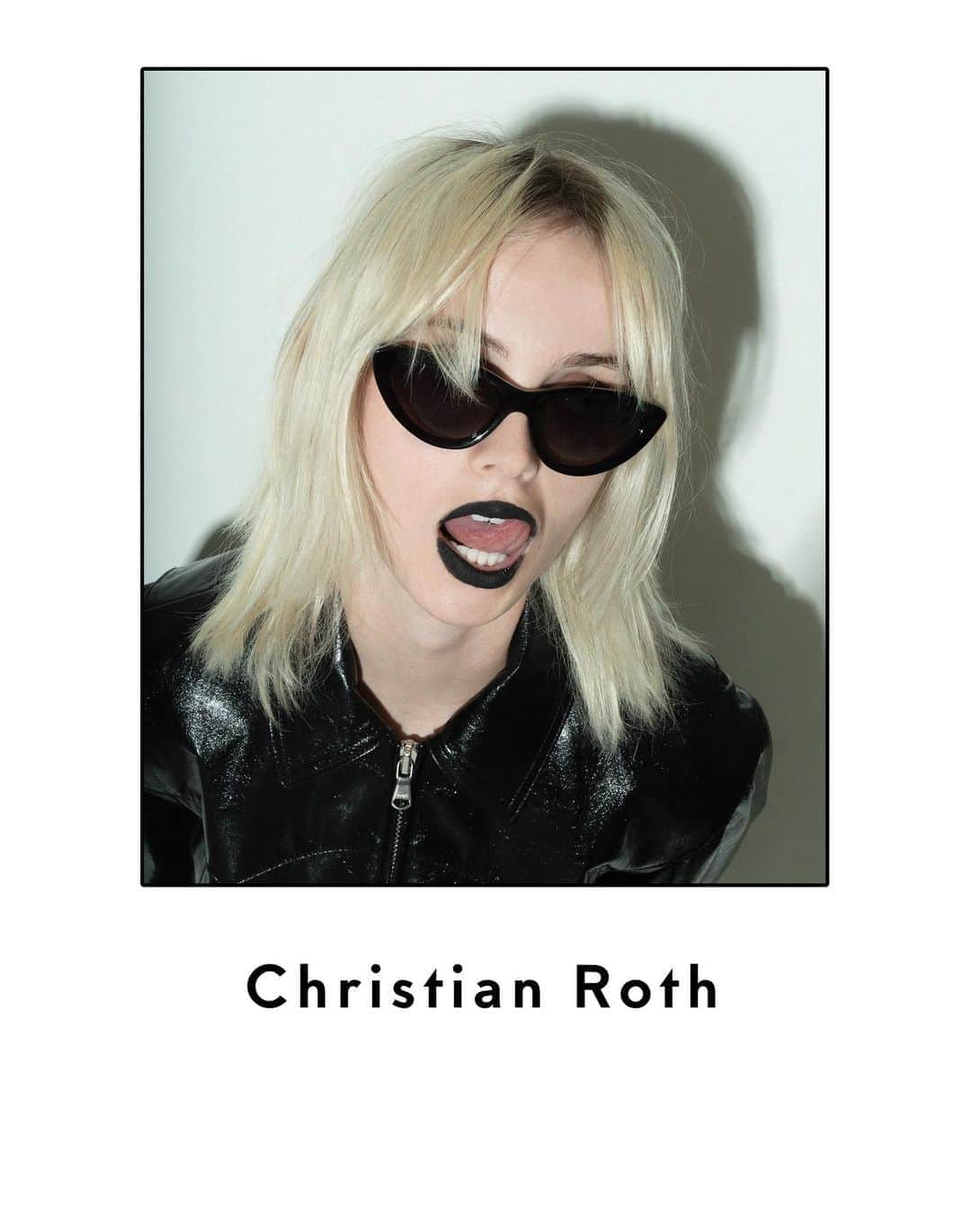 クリスチャンロスのインスタグラム：「Meet Juliana, a girl in 2013 once said she saw her without sunglasses at a cafe in Paris but this has still yet to be confirmed. Juliana wears Christian Roth, Firi」