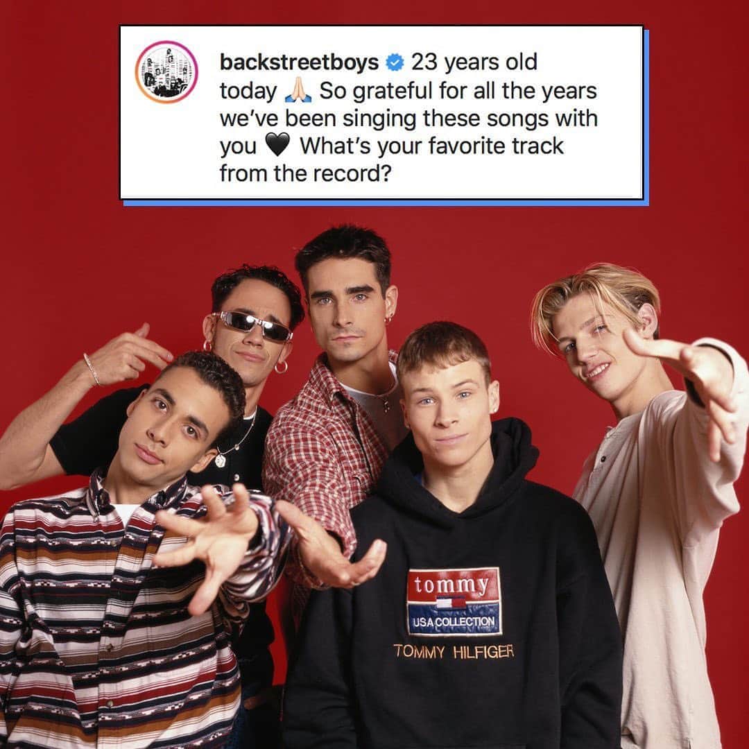 E! Onlineさんのインスタグラム写真 - (E! OnlineInstagram)「We don't care who you are, where you're from, what you did, as long as you love the album #BackstreetsBack and take a moment to appreciate it's 23rd anniversary. (📷: Getty Images)」8月13日 5時18分 - enews