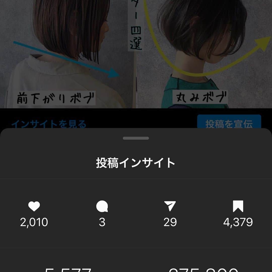 本田重人さんのインスタグラム写真 - (本田重人Instagram)「保存数4000以上の人気ヘアカタです😊 参考にしてカウンセリングにお役立てください😊🤗 おはよう御座います❗️ 当日のご予約もお待ちしてます😊  カラーリングもその時の気分に合わせた良い色をご提案致します😊 カットではまるみと毛束感、扱いやすさがさらに上がります😊  再現性も大事にカットしてます👉  保存してカウンセリングにお役立てください😊  シンプルなカットですが毛量調整がかなり重要。 乾かすだけでまとまる、オイルをつけるだけで柔らかな毛束感に。  重めに見えないシルエット😊  透け感のある毛束がポイント👉  【ナチュラルストレートパーマ】で乾かすのも楽にさらさらな髪質に😊 なるべくシンプルに、けど拘りのあるストレートは柔らかく、さらさらになります！ ショート、ボブをより扱いやすいようにと考え抜いて進化させたストレートパーマ。 是非お試しを😊  　  【料金表】 カット¥6600 独自のカット法で写真の様な仕上がりに  カット＋カラー¥14300 透明感抜群のダメージレスカラー  カット＋パーマ（デジも）¥17300 髪質に合わせた選定による柔らかなパーマ  カット＋縮毛矯正¥19800 今までにない仕上がりを実感するナチュラルストレート  カット＋カラー＋縮毛矯正¥27500 同時施術でもダメージを感じさせないフルコース  トリートメント3step¥2200.5step¥4400 カラー、パーマ、縮毛矯正には併用がオススメ  ハイライト¥4400〜 より立体感のあるおしゃれなカラーに 　　　　　  #銀座ストレートパーマ #ストレートボブ  #ショート縮毛矯正 #ボブ縮毛矯正 #ショートヘア #ショートヘアー #ボブヘア #カット解説#小顔矯正 #黒髪ボブ #地毛風ストレート  #ストレートパーマ #縮毛矯正  #銀座ストレート #コスメストレート  #本田重人 #前下がりボブ #大人ボブ#結べるボブ　#ロブ　#銀座ボブ　#銀座カット　#ミニボブ　#ボブ銀座　#長めボブ  #ボブ東京 #ショートボブ　#縮毛矯正銀座 #ボブ銀座 #ショート銀座　#縮毛矯正東京」8月13日 11時11分 - shigeto_honda