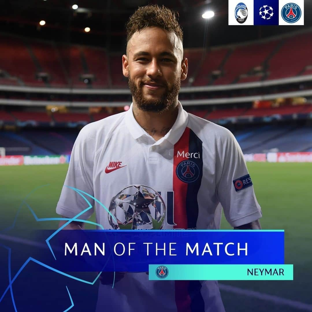 UEFAチャンピオンズリーグさんのインスタグラム写真 - (UEFAチャンピオンズリーグInstagram)「🥇 A thrilling display from Neymar 👏👏👏  #UCLMOTM #UCL」8月13日 6時54分 - championsleague