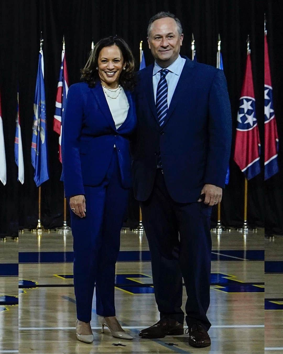 Just Jaredさんのインスタグラム写真 - (Just JaredInstagram)「Kamala Harris and Joe Biden wear their masks while arriving for their first joint speech in Delaware, just a day after Kamala was named Joe’s VP pick #JoeBiden #KamalaHarris #JillBiden #DouglasEmhoff Photos: Getty」8月13日 8時11分 - justjared