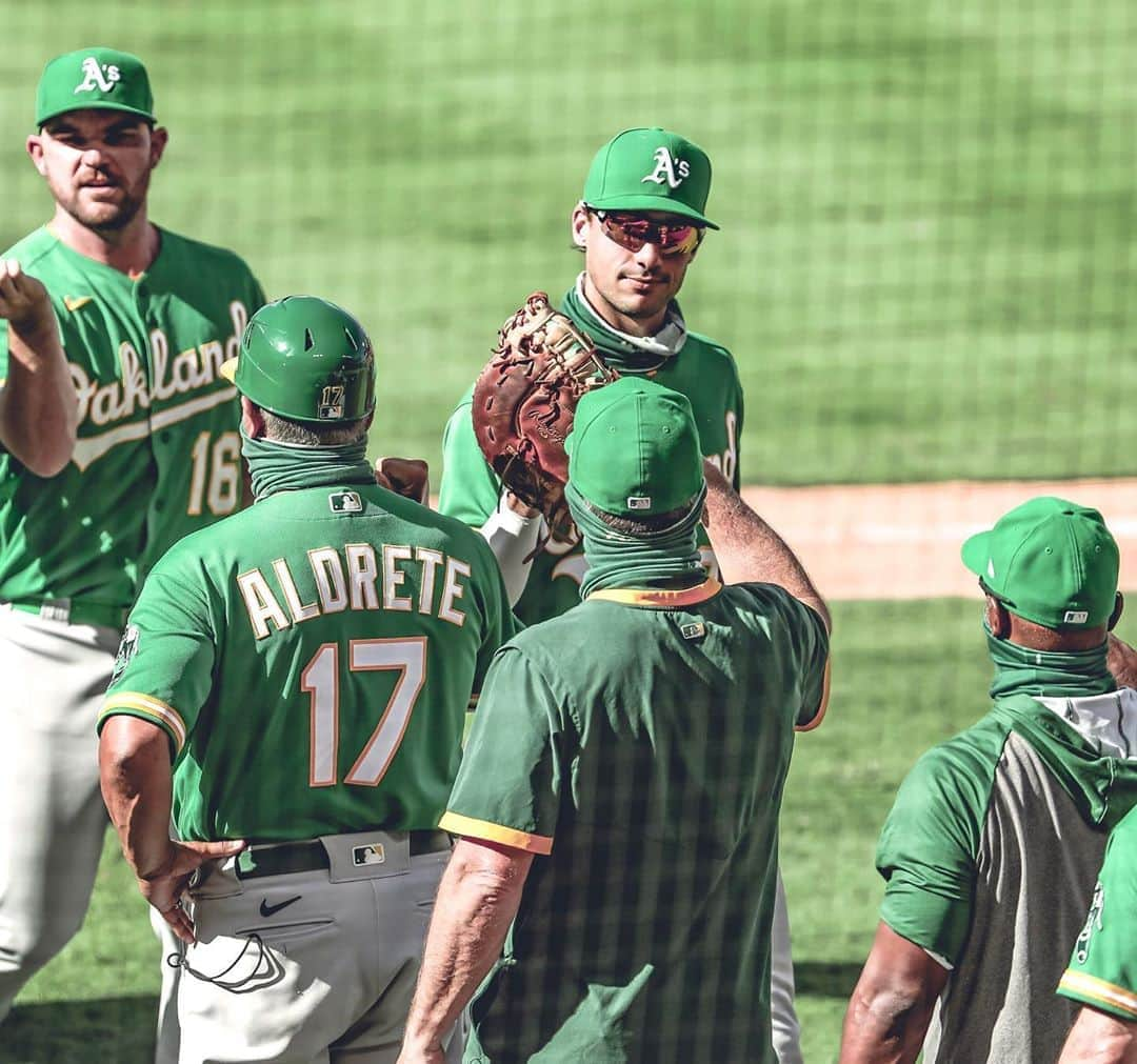 オークランド・アスレチックスさんのインスタグラム写真 - (オークランド・アスレチックスInstagram)「There was an Angel in the Outfield and he goes by Ramón Laureano. #ULTRAMoment」8月13日 8時44分 - athletics