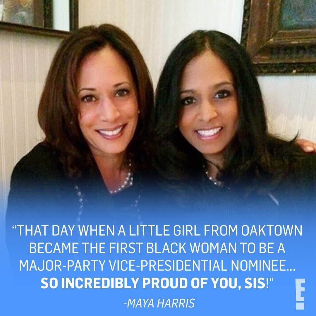 E! Onlineさんのインスタグラム写真 - (E! OnlineInstagram)「Kamala Harris is making history with her Vice Presidential run and now, friends and family have shared their reactions. #EmpowHER (📷: Getty/Instagram/Twitter)」8月13日 9時02分 - enews