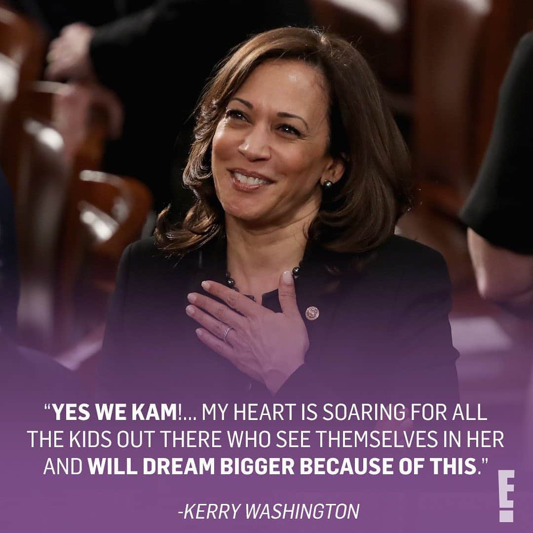E! Onlineさんのインスタグラム写真 - (E! OnlineInstagram)「Kamala Harris is making history with her Vice Presidential run and now, friends and family have shared their reactions. #EmpowHER (📷: Getty/Instagram/Twitter)」8月13日 9時02分 - enews