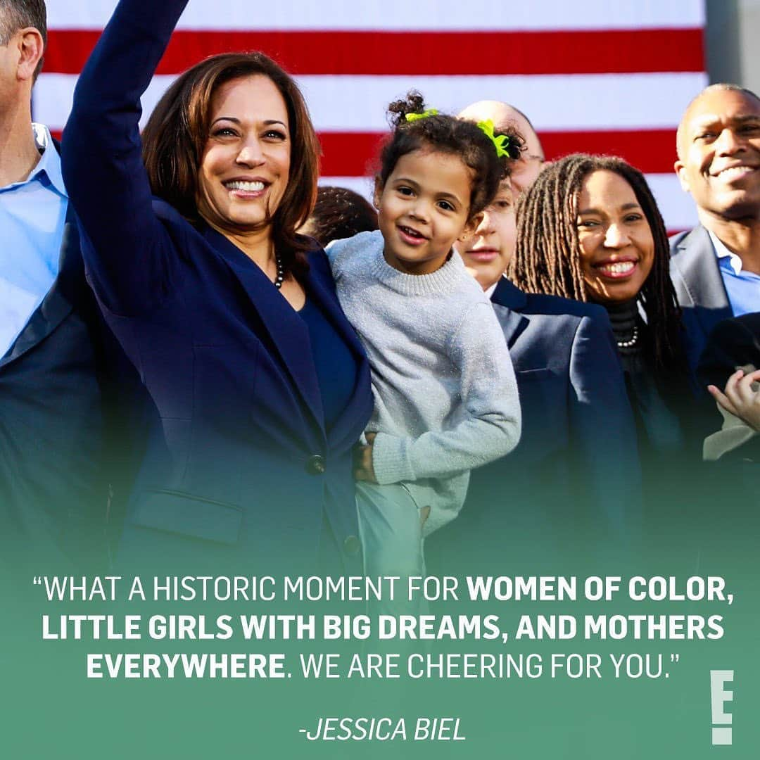 E! Onlineさんのインスタグラム写真 - (E! OnlineInstagram)「Kamala Harris is making history with her Vice Presidential run and now, friends and family have shared their reactions. #EmpowHER (📷: Getty/Instagram/Twitter)」8月13日 9時02分 - enews