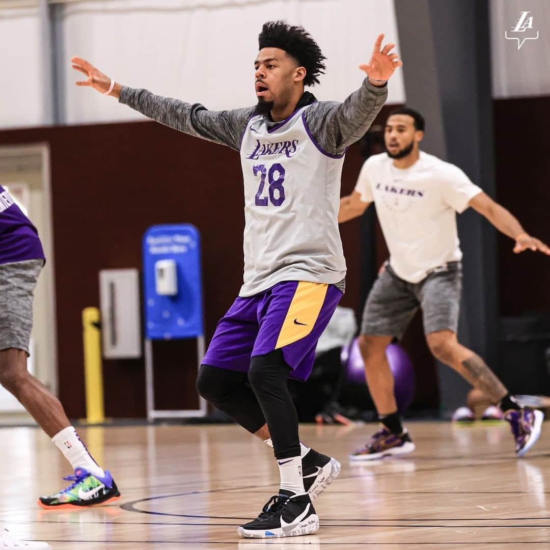 Los Angeles Lakersさんのインスタグラム写真 - (Los Angeles LakersInstagram)「That "last practice of the regular season" feeling. #LakeShow」8月13日 9時10分 - lakers