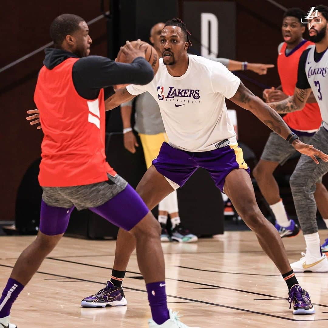 Los Angeles Lakersさんのインスタグラム写真 - (Los Angeles LakersInstagram)「That "last practice of the regular season" feeling. #LakeShow」8月13日 9時10分 - lakers