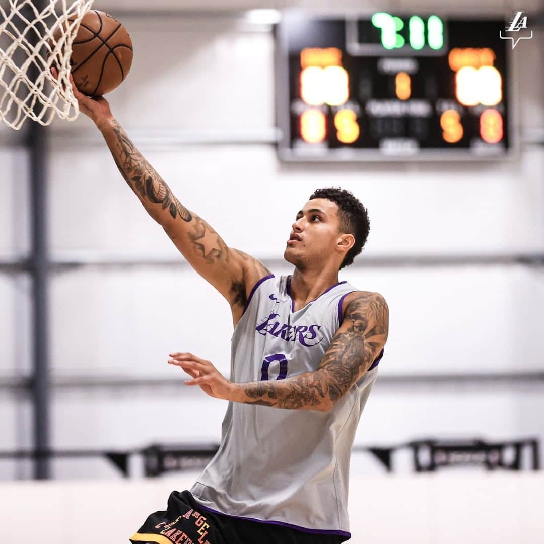 Los Angeles Lakersさんのインスタグラム写真 - (Los Angeles LakersInstagram)「That "last practice of the regular season" feeling. #LakeShow」8月13日 9時10分 - lakers