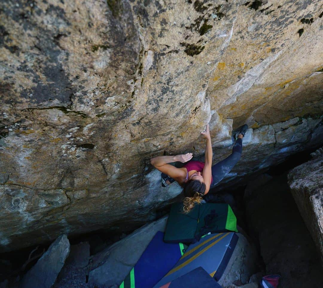 Alexis Mascarenasさんのインスタグラム写真 - (Alexis MascarenasInstagram)「Independence Pass is closed for now if anyone was trying to go. Glad to get a few days in this past weekend🤍 📸 @a.geiman   #bouldering #independencepass #springsclimbingcenter #climbwithhonor #colorado #organicclimbing」8月13日 9時21分 - alexis_mascarenas