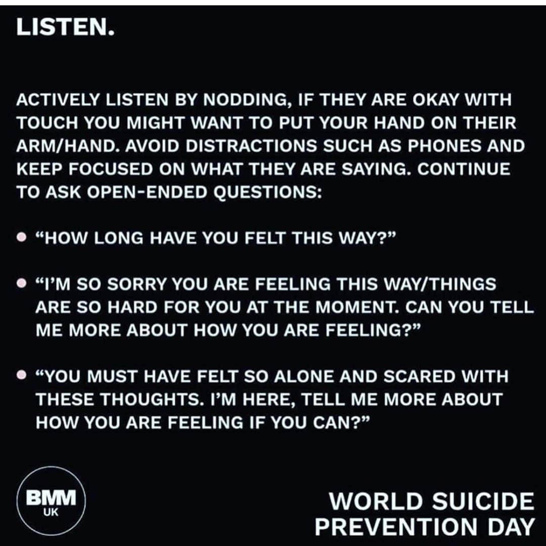 アンドリア・バーバーさんのインスタグラム写真 - (アンドリア・バーバーInstagram)「Suicide prevention awareness should be EVERY DAY. Hotlines are good. Hashtags are good. But often, this doesn’t even scratch the surface of someone’s deep pain.  The onus is on ALL OF US to check in with each other. Reach out. Ask the difficult questions. Trust your gut. If someone you love doesn’t seem okay, keep asking the difficult questions. Listen. Meet them where they’re at, and love them without judgement.   YOUR TIME is the most valuable thing you can offer to someone who is suffering. ❤️🌎」9月11日 14時12分 - andreabarber