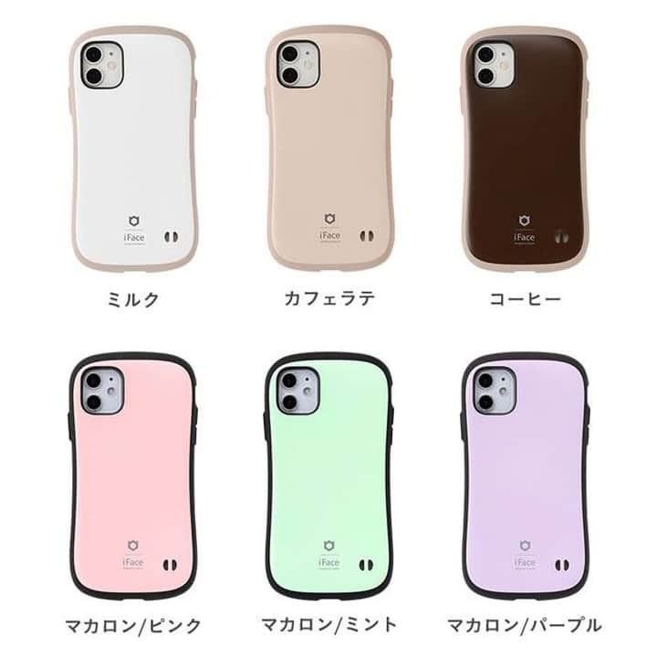 Hamee funさんのインスタグラム写真 - (Hamee funInstagram)「大人気スマホケースブランドiFaceよりマットでキュートなマカロンカラーが登場！  ふんわりパステルな色合いが可愛い「マカロンカラー」 人気カラーのピンク、ミント、パープルと3色あります。  対応機種：iPhone 11 / 8 / 7 / SE（第2世代）  iFace のカフェシリーズと一緒のページに掲載されています。  ━━━━━━━━━━━━━ ﻿【商品情報】﻿﻿﻿ ﻿商品名：[iPhone 11 Pro/11/XR/11 Pro Max/8 Plus/7 Plus/XS/X/8/7/SE(第2世代)専用]iFace First Class Cafe/Macaronsケース 販売価格：税込3,300円﻿﻿ ▼商品URL https://www.strapya.com/products/484633.html  ・「くびれ」と「適度な厚み」で今までにない持ちやすさ ・ポリカーボネートとTPU、2つの素材で傷や衝撃から保護 ・背面はマットな質感で指紋が目立ちにくい ・ストラップホール付き ━━━━━━━━━━━━━━━━━━━﻿﻿﻿  #iface #アイフェイス #ifaceケース #パステルカラー #パステルカラー好き #推しカラー #メンバーカラー #iPhoneケース #iphoneカバー ー #スマホケース #スマホカバー #iphone11ケース #iphone8ケース #iphone7ケース #iphoneseケース #パステル #マカロンカラー #マカロン #アイフォンケース #可愛いケース #女子向けケース全然無い #淡い色コーデ #新商品 #newitem #ケース #case #トレンドアイテム #可愛いものが好き #女子アイテム」9月11日 12時50分 - hamee_fun