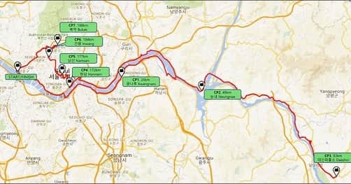 キム・ジニョプのインスタグラム：「Pt-96 출발 첫 200km 퍼머넌트 도전 10:20 출발 다녀오겠읍니다  #자린이 #랜도너 #jaegermarion #로드바이크 #pt96」