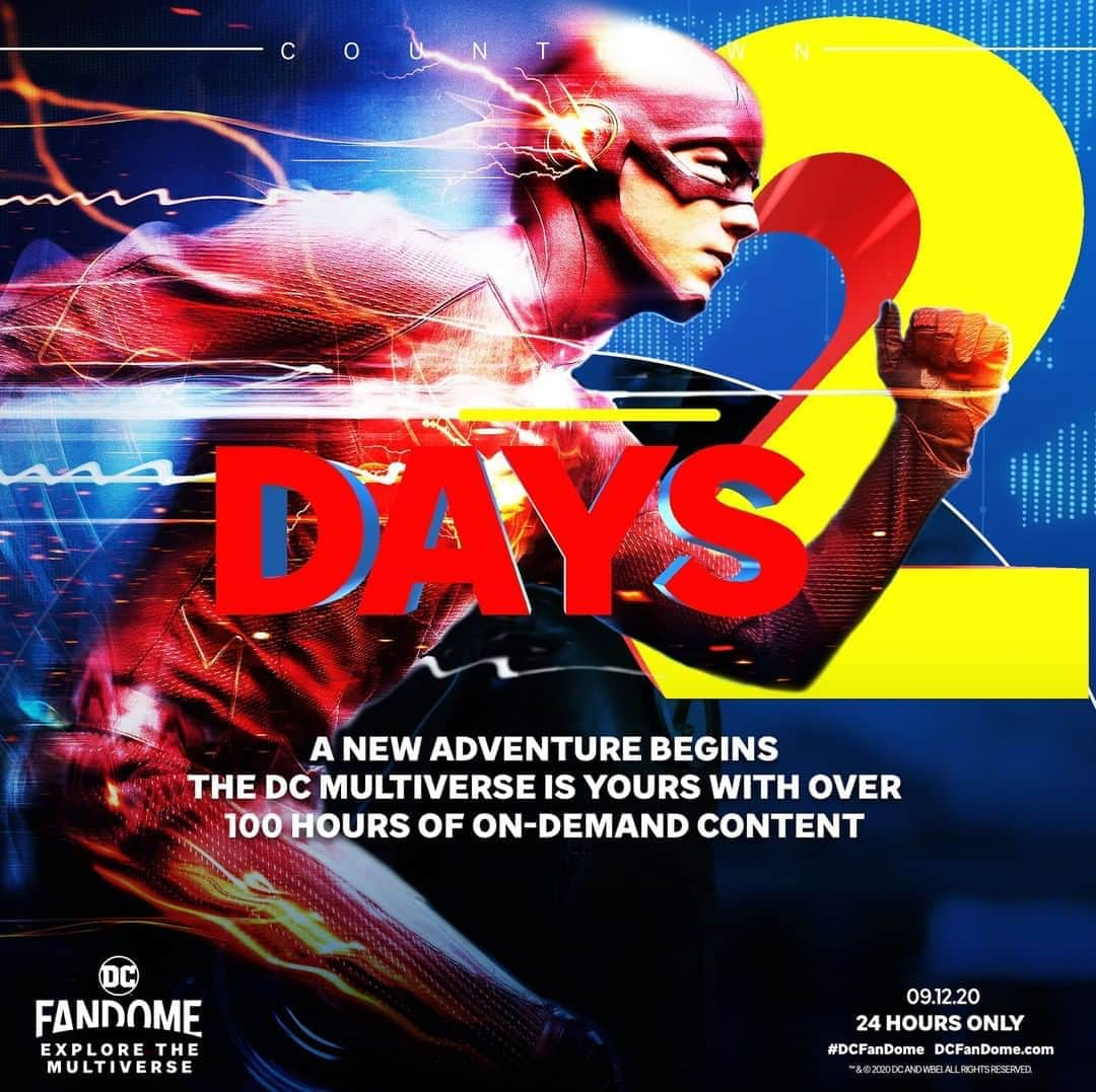 Warner Bros. Picturesさんのインスタグラム写真 - (Warner Bros. PicturesInstagram)「⚡️2 DAYS UNTIL #DCFanDome⚡️ Schedule.DCFanDome.com」9月11日 7時00分 - wbpictures