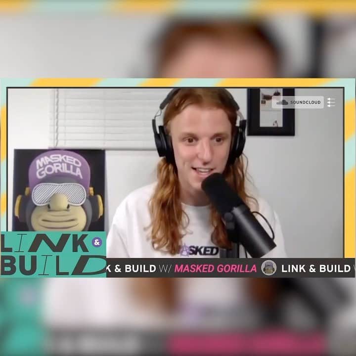 のインスタグラム：「A new #LinkandBuild is LIVE! 🔗🤝 @maskedgorilla will be fishing for some new heat today. Tap in & be ready to drop your SoundCloud links to be heard live on-air. 🎣🎣🎣 Link in bio.」