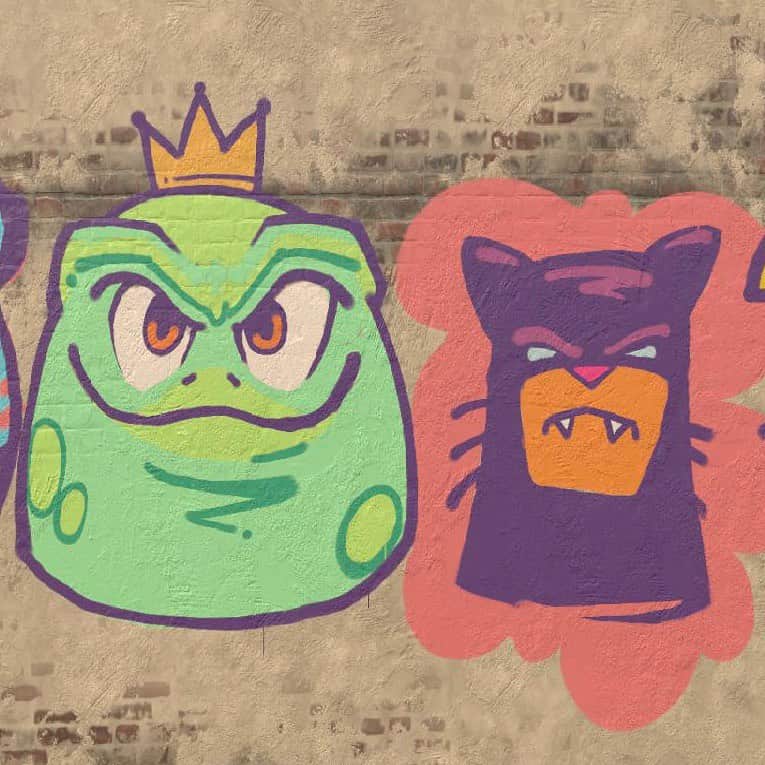 マイク・シノダさんのインスタグラム写真 - (マイク・シノダInstagram)「More VR Graffiti today on my Twitch stream...the fans suggested characters, and I painted them. Thanks for the suggestions, everyone ⚡️ @oculus @twitch @infectious_ape #kingspray #kingspraygraffiti #kingsprayvr」9月11日 7時04分 - m_shinoda