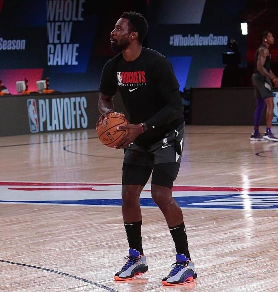 Nice Kicksさんのインスタグラム写真 - (Nice KicksInstagram)「Jeff Green officially debuts the Air Jordan XXXV on-court during #Rockets warmups. @nicekickshoops  📸: @nbakicks」9月11日 7時25分 - nicekicks