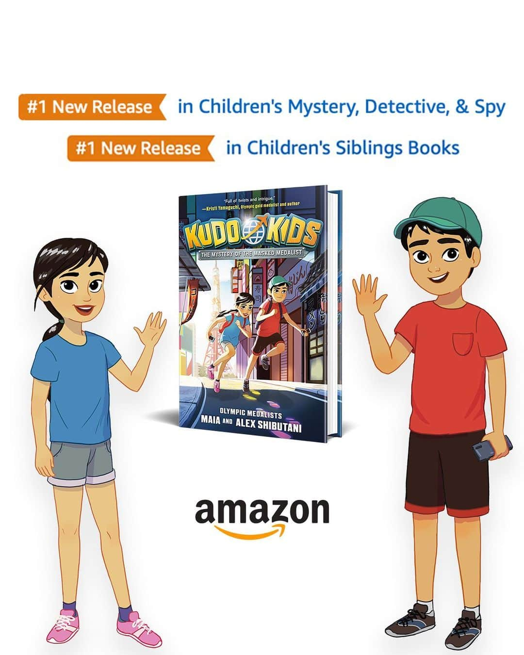 アレックス・シブタニさんのインスタグラム写真 - (アレックス・シブタニInstagram)「See?! My promo skills really work! #KudoKids is the #1 New Release in 3 categories. That’s right, THREE! #1 in Children’s Mystery, Detective, & Spy... #1 in Children’s Siblings Books... and #1 in your hearts.   ‼️ If you’ve gotten your copy, make sure to leave a review on the Amazon product page. I’ll be checking infrequently (very frequently) and will definitely screenshot my favorites so don’t be afraid to heap on the praise and flattery! 😂 #KudoKids」9月11日 9時08分 - alexshibutani