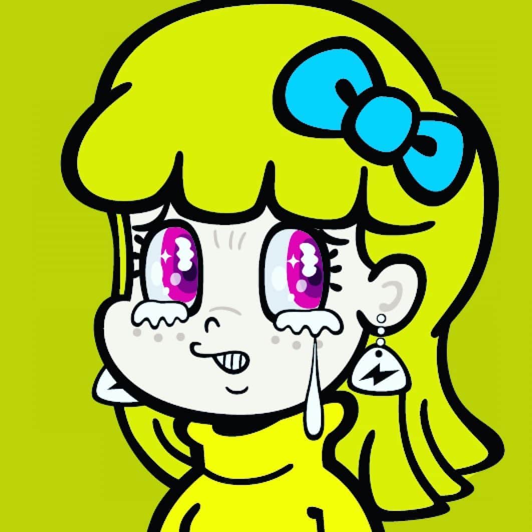田中秀幸のインスタグラム：「オリジナルワークtest002 #illustration #art #designerstoy」