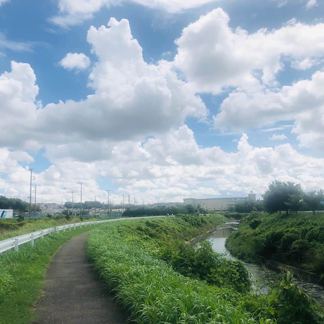 金田久美子さんのインスタグラム写真 - (金田久美子Instagram)「毎日いろんな雲があって面白いな。 #雲 #夏雲」9月11日 12時14分 - kumiko_kaneda