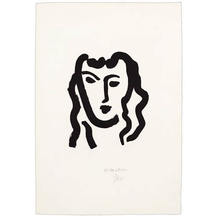 ルパートサンダーソンのインスタグラム：「‘Patitcha. Masque’ by Henri Matisse, 1947 I #Art #Inspiration #Matisse #RupertSanderson」